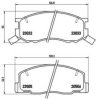 BREMBO P 83 093 Brake Pad Set, disc brake